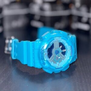G-Shock Vibrant Blue Analog-Digital Watch